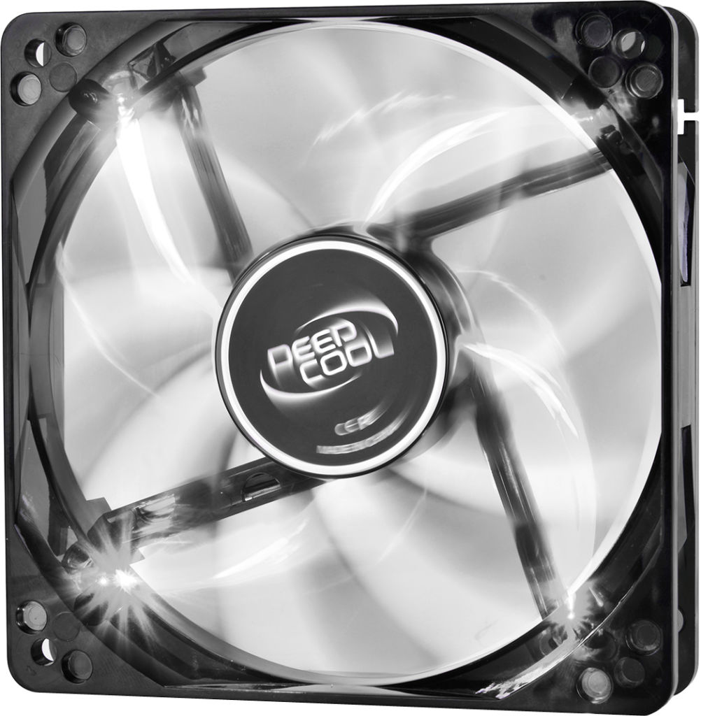 Кулер для корпуса DeepCool Wind Blade 120 [DP-FLED-WB120-WH]